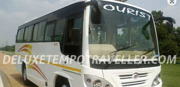 27 seater new ashok leyland luxury mini coach hire in delhi