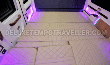 6 seater sleeping luxury caravan with toilet washroom kitchen sunroof hire in delhi