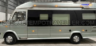 7 seater ultra luxury caravan vanity van hire with toilet washroom hire in delhi