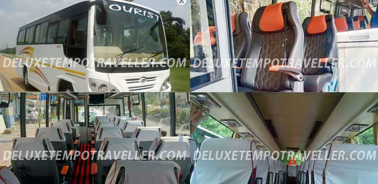 27 seater ashok leyland mini coach hire in delhi