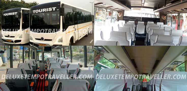 27 seater ashok leyland mini coach hire in delhi
