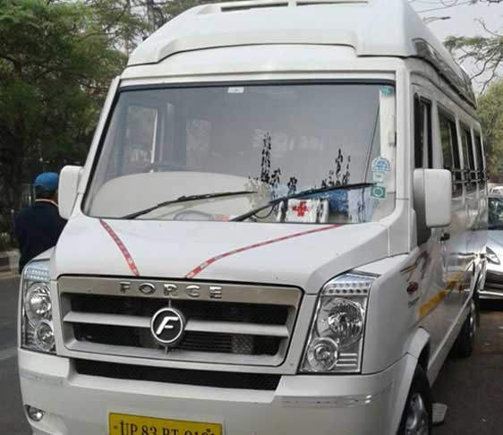 11 seater deluxe 1x1 tempo traveller