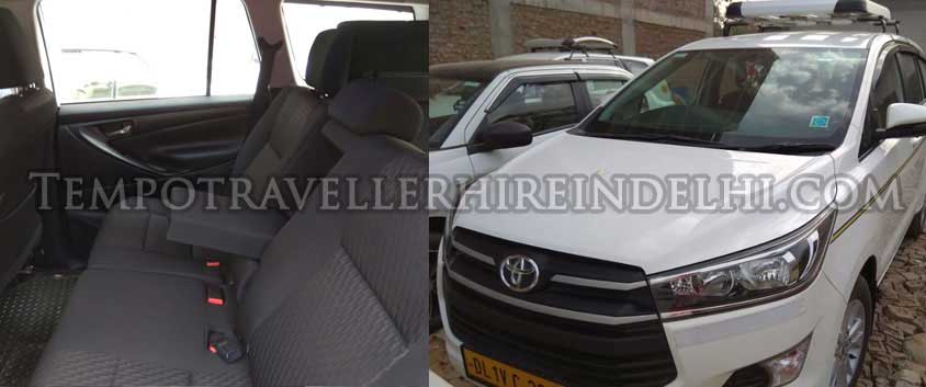 8 seater innova crysta car hire