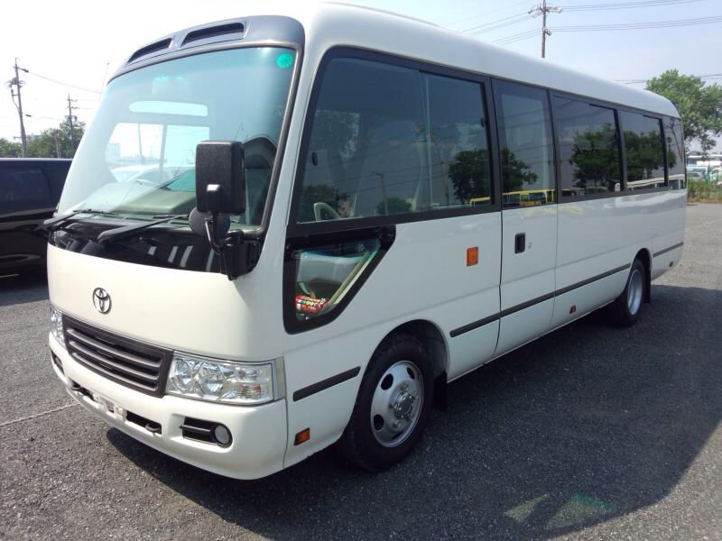 toyota coaster car mini coach hire delhi