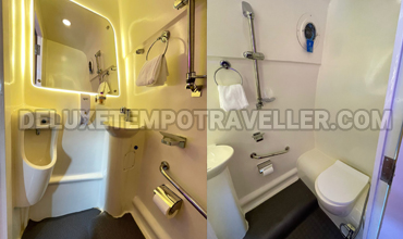 luxury caravan with toilet washroom sofa cum bed on rent for chardham yatra