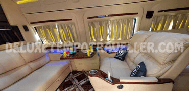 8 seater luxury caravan vanity van with toilet hire in delhi jaipur punjab