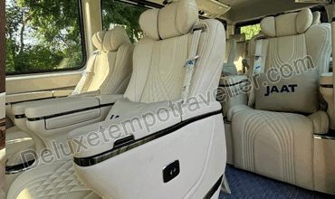 9+1 seater force urbania luxury van with 1x1 modified seats on rent in delhi