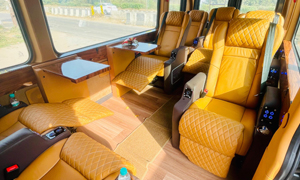 hire 9 seater premium force urbania in delhi