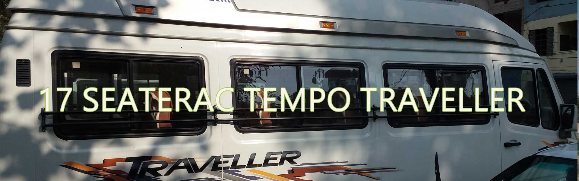 17 seater ac tempo traveller hire in hyderabad