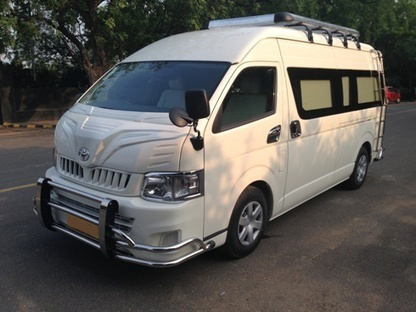 toyota hiace imported van hire india